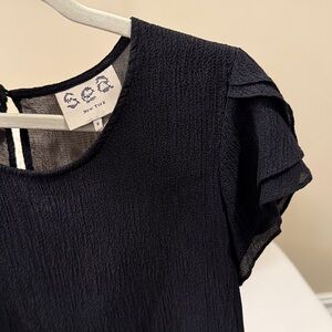 SEA New York | Black Women's Top | overlay | silk | wardrobe staple